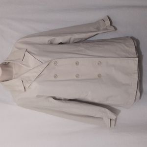 Eddie Bauer Women Trench Coat Classic Beije Breasted Coat Size M Like …